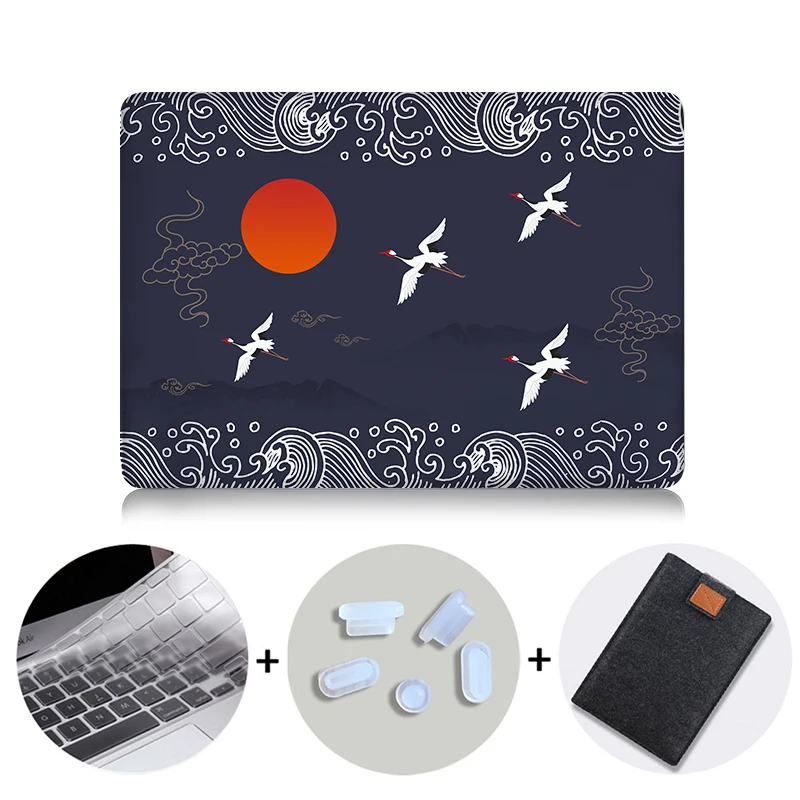 Чехол MTT для ноутбука Macbook Air Pro retina 11 12 13 15, жесткий чехол с сенсорной панелью для mac book Pro 13,3, 15,4 дюймов, сумка для ноутбука - Цвет: MB10