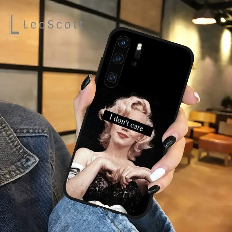 

Sexy Girls Marilyn Monroe Phone Case For Huawei honor Mate P 9 10 20 30 40 Pro 10i 7 8 a x Lite nova 5t