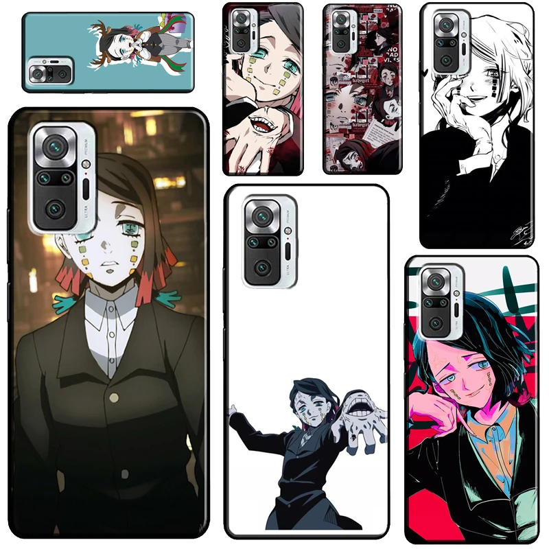 

Enmu Demon Slayer Anime For Xiaomi Redmi Note 9 Pro 8 9S 8T Note 10 Pro Phone Case For Redmi 9T 9A 9C 7A 8A Cover