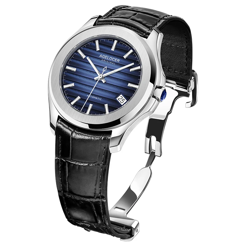 Часы наручные AGELOCER Мужские механические брендовые Роскошные водонепроницаемые