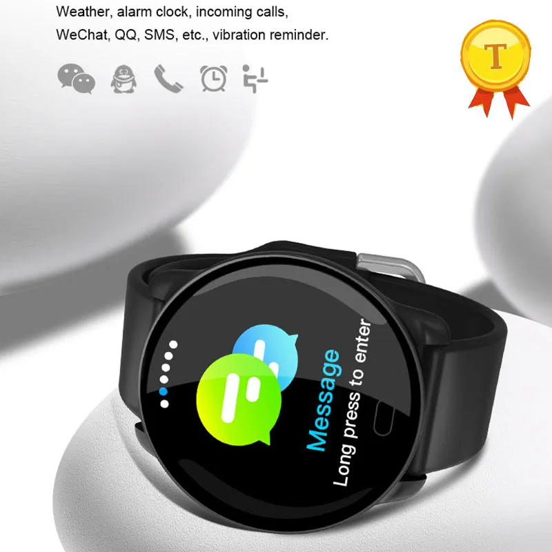 Мужской и мужской браслет для смарт часов IP68 Водонепроницаемый ips цветной