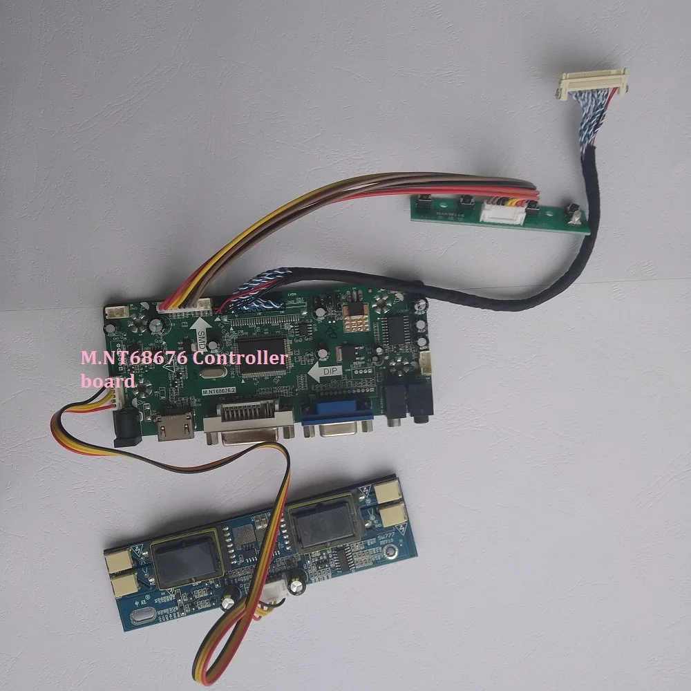 

kit for LTM170EU-L21 LVDS 4 lamps M.NT68676 DIY HDMI Driver 17" 1280X1024 VGA DVI Screen Panel 30pin Controller board