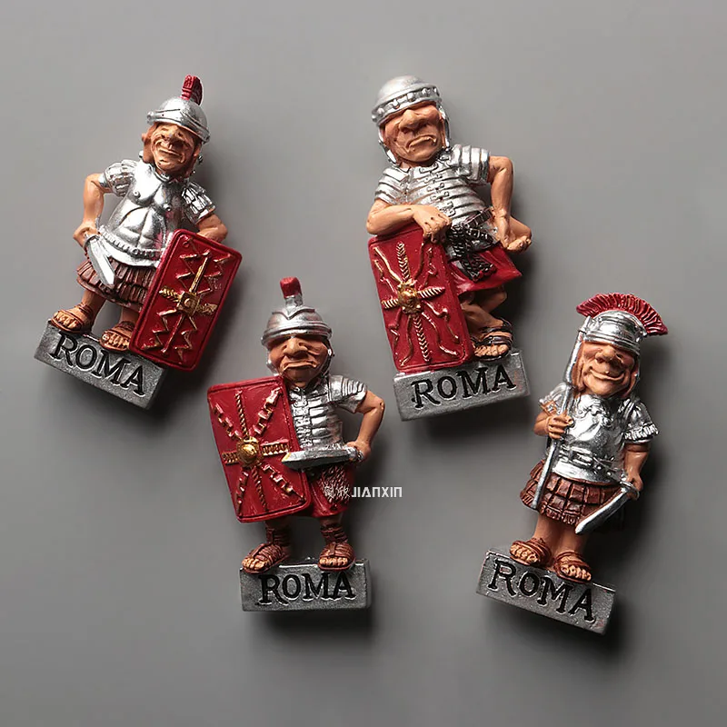 

Europe Italy Soldier Fridge Magnet Magnetic Sticker Creative Refrigerator Decorative Sticker Magnetic Sticker Message Sticker