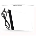 A4 светодиодный планшет для рисования цифровой Графика Pad USB светодиодный светильник коробка копировальная панель электронного искусства Графический картина от китайских производителей