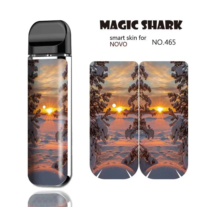 Magic Shark Love Tiger Diamond Hope Leaf ПВХ не выцветает футляр для вейпа пленка наклейка Smok Novo