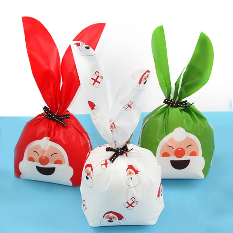 Подарочные пакеты с Санта Клаусом 20 шт./лот|Подарочные сумки и упаковка| |