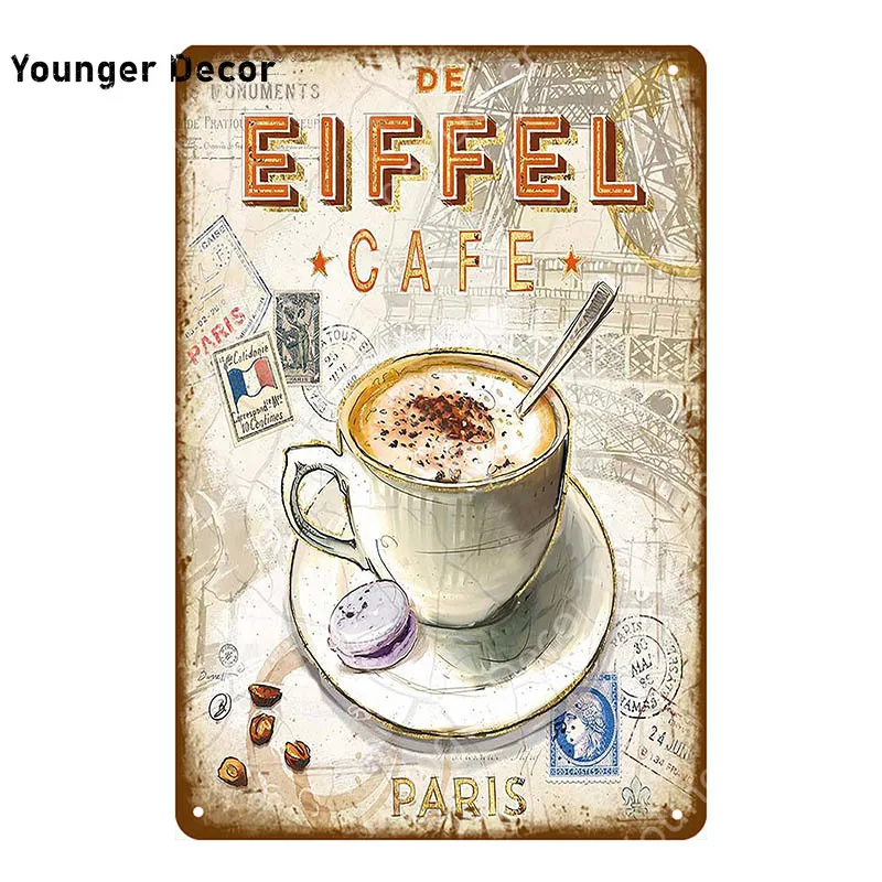 Классический Итальянский кофе металлический табличка напитки чай мокко винтажный постер стенная плитка для бара домашнего кухонного декора на YI-037.