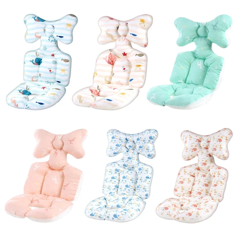 

Baby Pushchair Seat Liner Universal Stroller Cotton Pad Warm Mat Sleeping Mattress Head Support Pillow Infant Pram High Chair