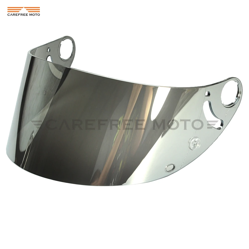 Чехол для мотоциклетного шлема на все лицо хромированный чехол с козырьком и
