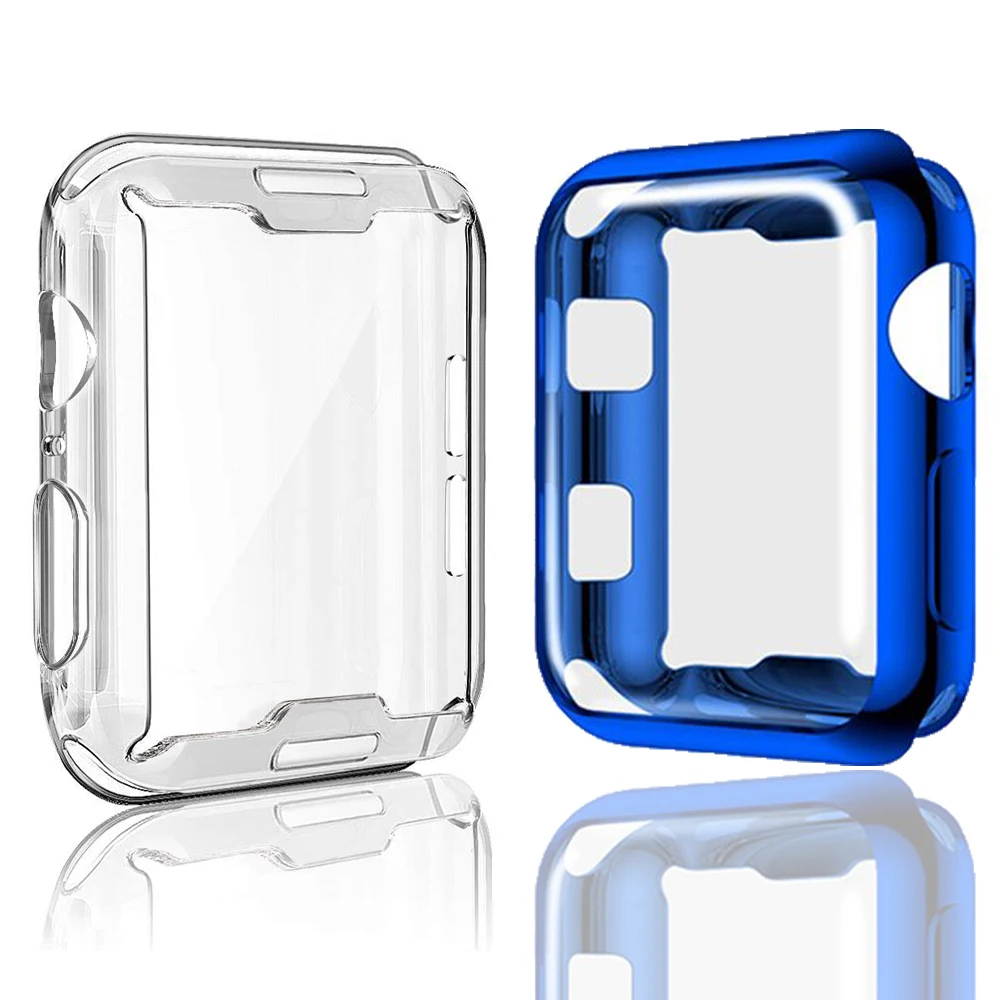 Cover For apple Watch case 44mm/40mm iwatch case 42mm/38mm screen protector bumper accessories for apple watch series 6 5 4 3 SE