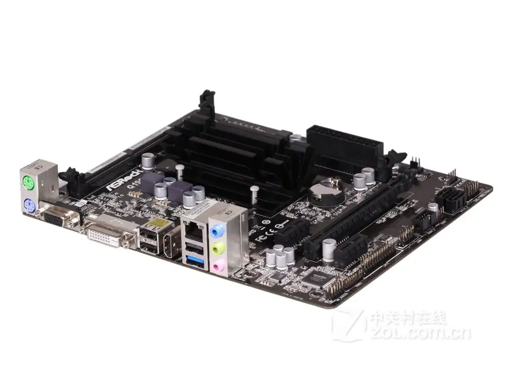 

desktop motherboard ASRock Q1900M integrated J1900 quad-core DDR3 used mainboard PC boards