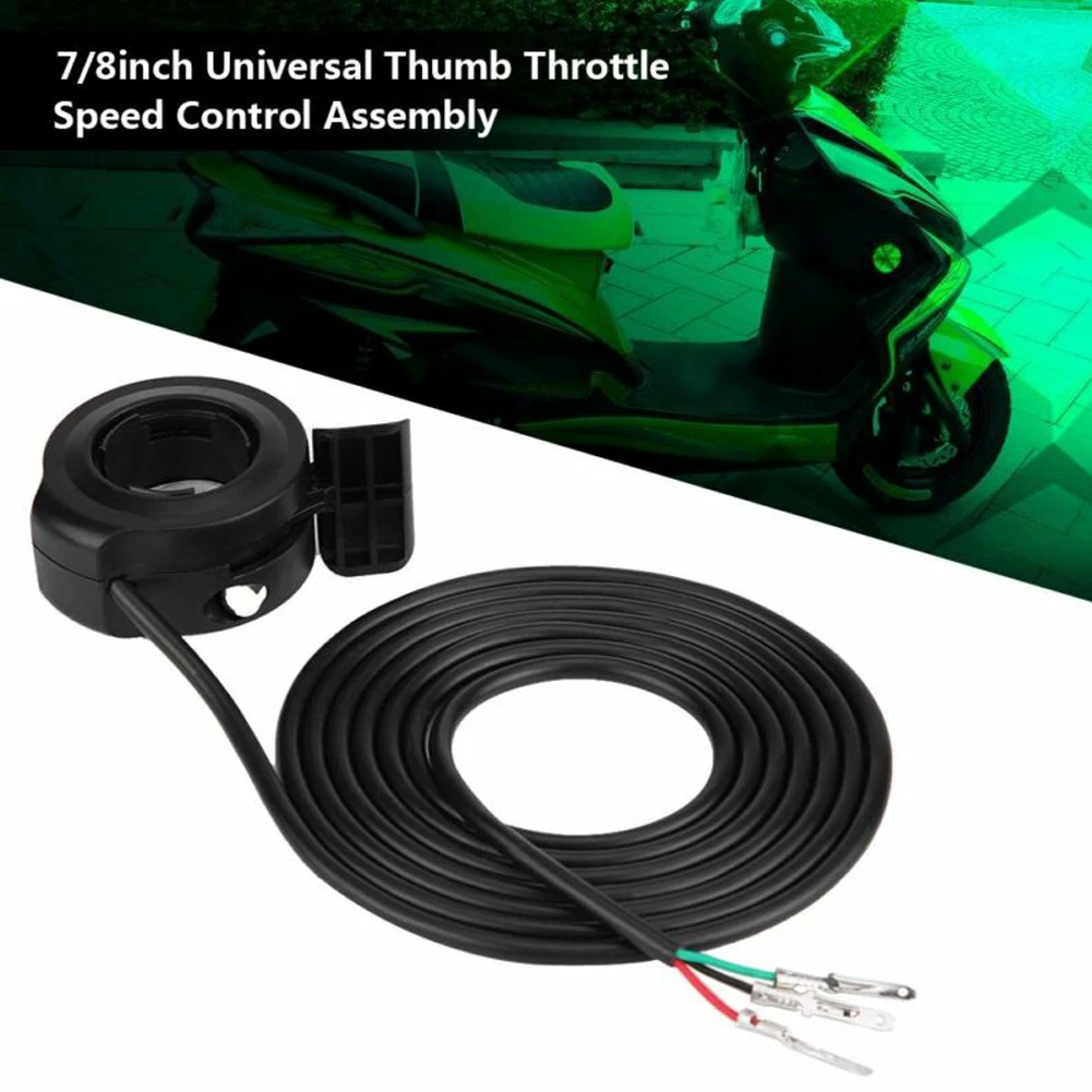

Electric Scooter Thumb throttle speed control left right handles for hall sensor controller electric bike 22mm handlebar durable