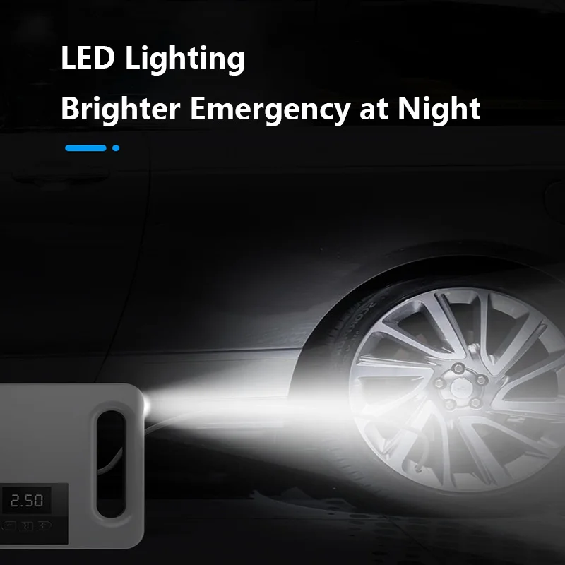 Электрический портативный автомобильныйкомпрессор для шин 120V автоматический