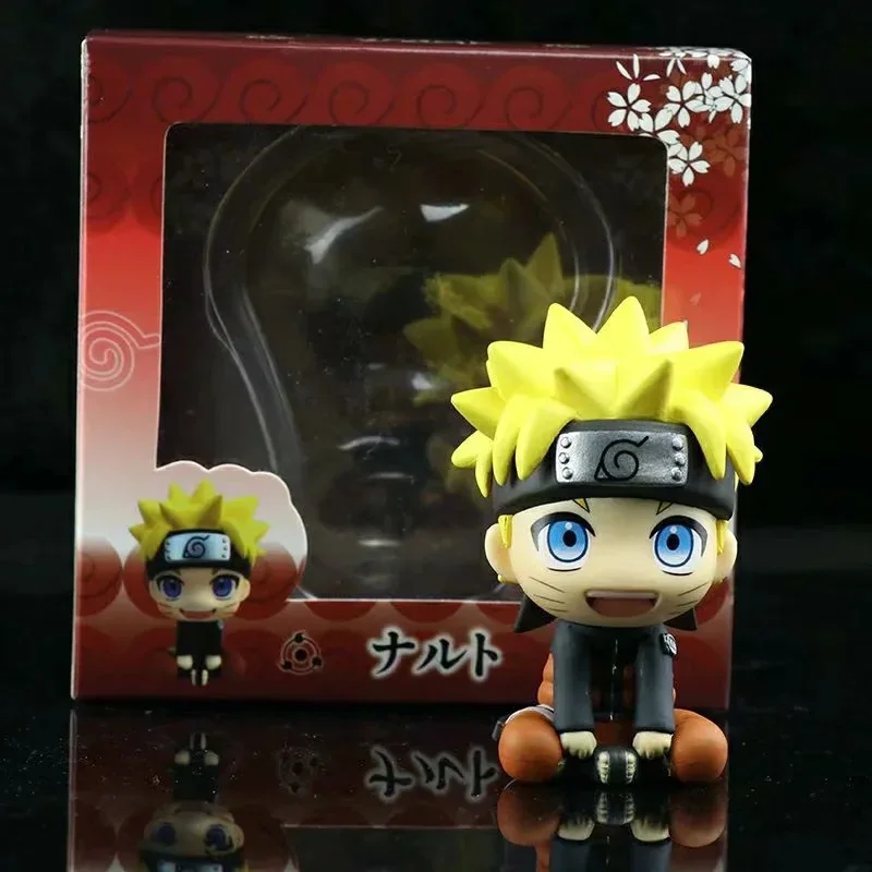 

Anime Figures Naruto Uzumaki Hatake Kakashi Cute Toys PVC Kids Doll 8cm Action Figurals Akatsuki Xmas Gift Model Naruto Juguetes