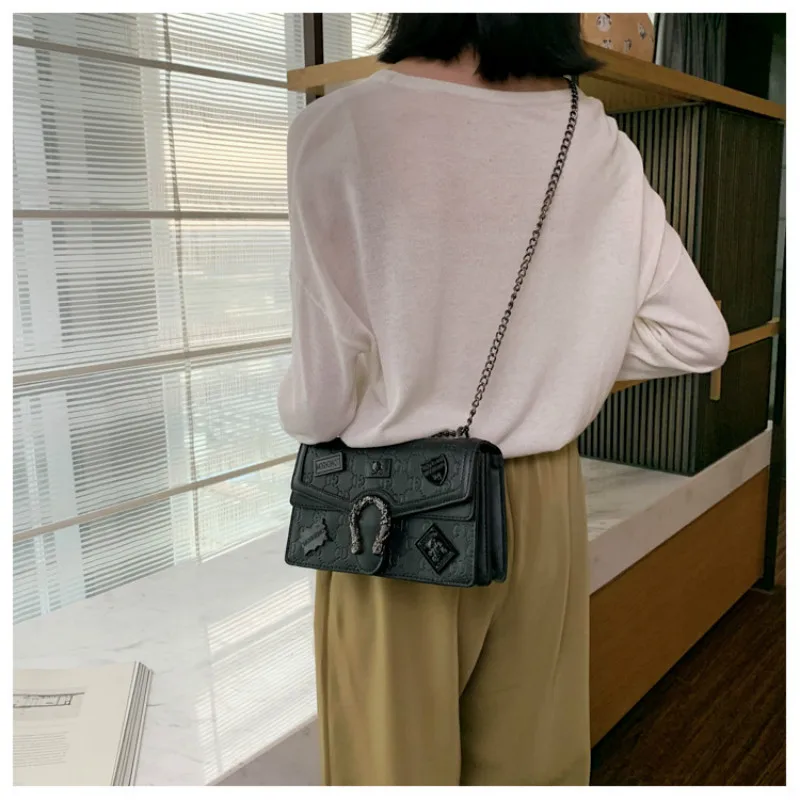 

Weave Flap Bags Square Crossbody bag 2020 New High quality PU Leather Women's Designer Handbag Travel Shoulder Messenger Bag