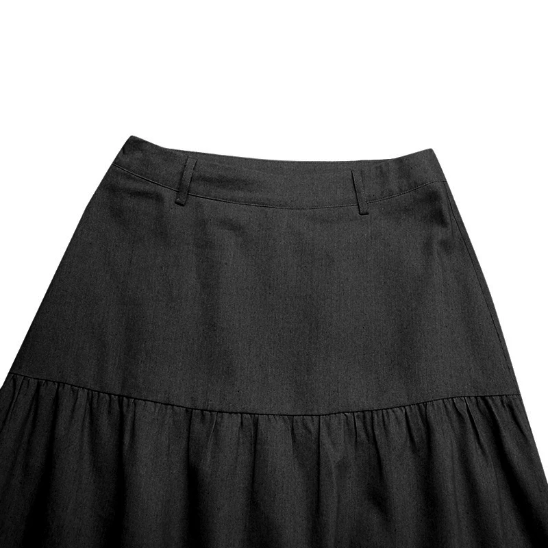 Летняя женская юбка VONDA 2022 однотонная плиссированная длинная макси повседневная