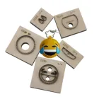 Японское стальное лезвие, кожаный нож, хит продаж, emoticonsseries, формочка для кожевенного ремесла, шаблон, сделай сам, кожаные инструменты, режущие деревянные штампы