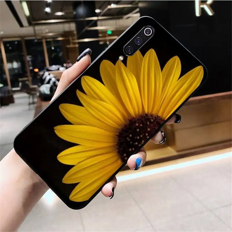 

Beautiful yellow flower sunflower Painted Phone Case for Huawei Honor 30 20 10 9 8 8x 8c v30 Lite view pro