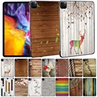 Для Apple IPad Pro 9,7 дюймаIPad Pro 2-го поколения 10,5 дюймаIPad Pro 11 дюймов (20182020), чехол для планшета с деревянным узором + ручка