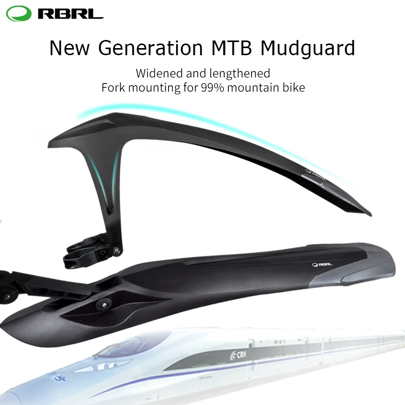 

RBRL MTB Mudguard Adjustable Bicycle Fender Sets Patent Design E-Bike Fender Quick Release For 24 26 27.5 29 Inch Bike RL-990
