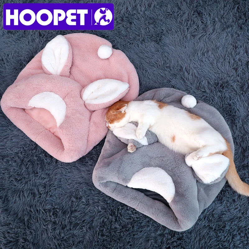 HOOPET кровать для питомцев кошек собачьи кровати для кошек Зимний теплый спальный мешок для щенков подушка коврик портативный дом товары для кошек товары для домашних животных