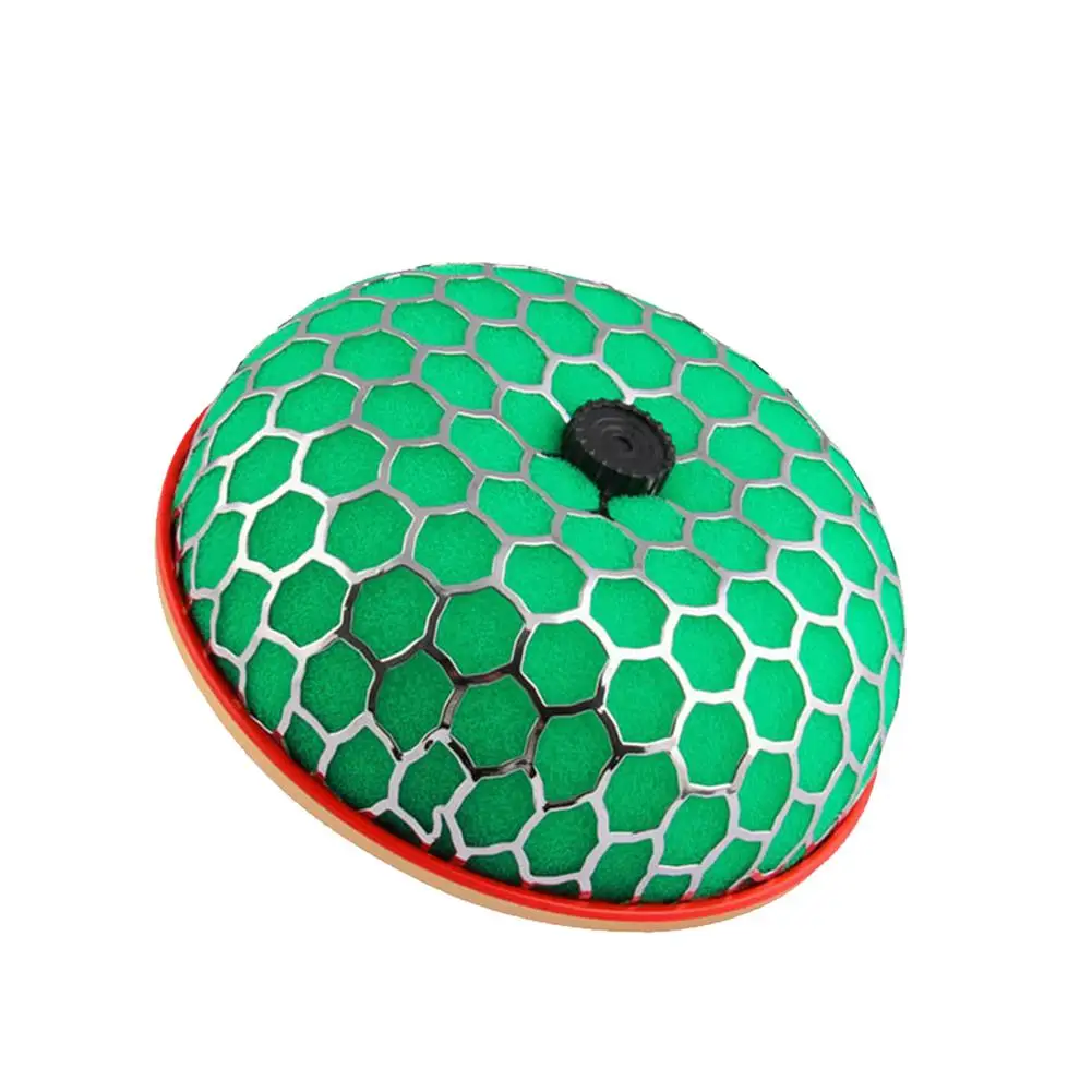 

Универсальный зажимный воздушный фильтр, 1 шт., автомобильные модифицированные аксессуары, Сменный фильтр с Сотами, полукруглый шар 80 мм, в ф...