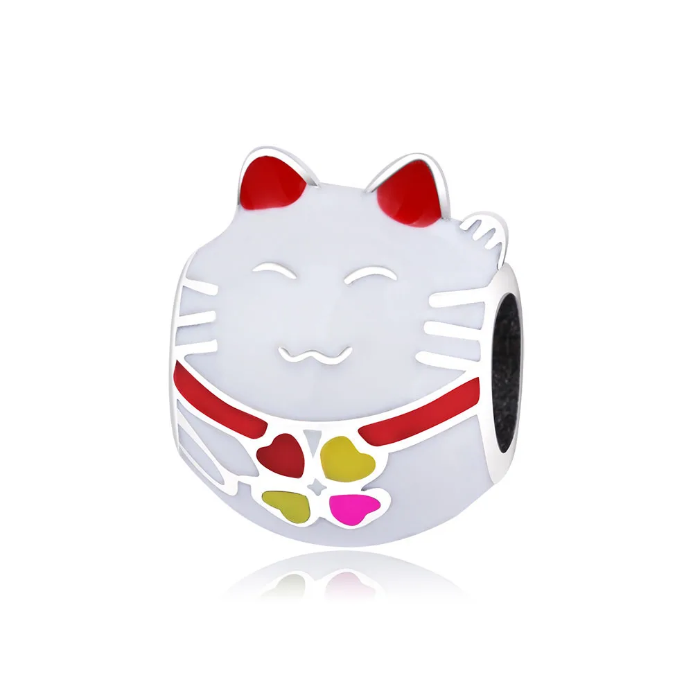 Высокое качество животное кошка сова эмаль Cartoo ювелирное изделие бусины из