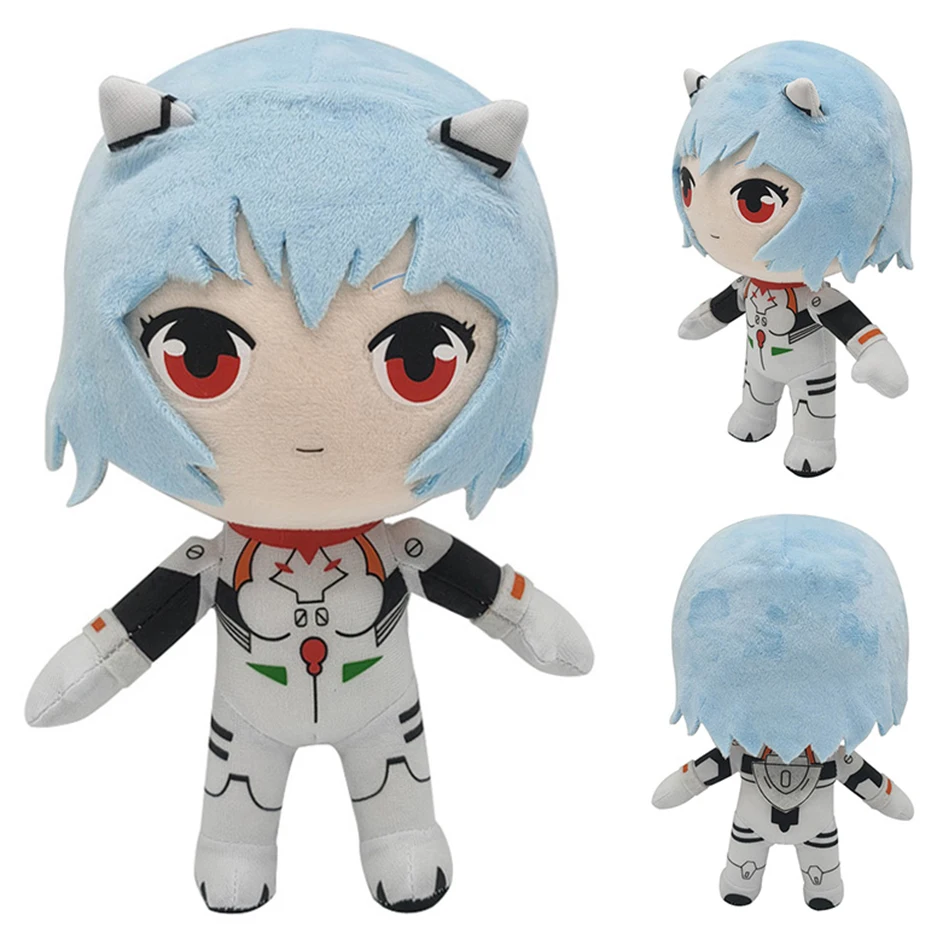 

Anime 20CM Rei Plush Toys Kawaii EVA Doll Stuffed Plush Toys Christmas Birthday Gift For Kids