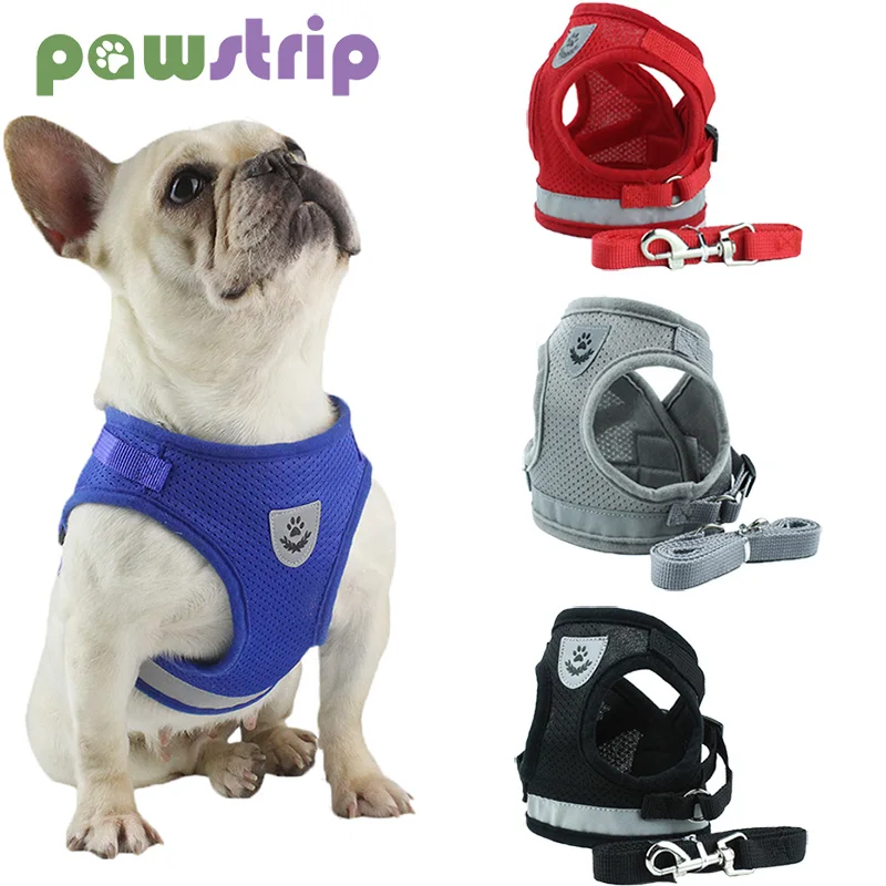 XS XL поводок для питомца собаки набор Регулируемый кошка собака ремни жилет с