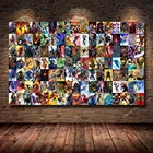 Коллекция супергероев Marvel постер с атаром Картина на холсте Гостиная Спальня украшение картина Декор