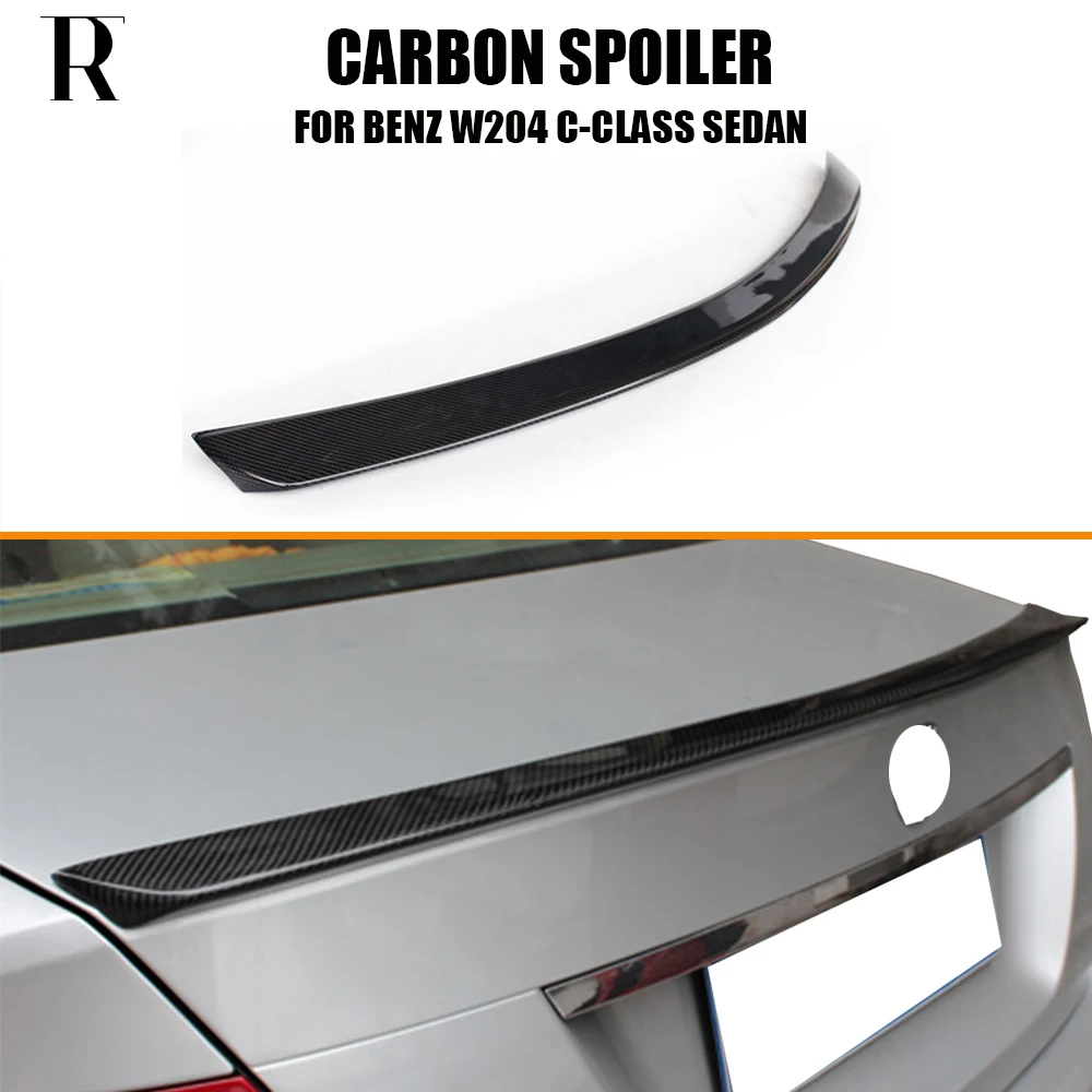 

AMG Style Carbon Fiber Rear Wing Spoiler for Benz W204 C180 C200 C250 C300 C350 C63 AMG Sedan 4 Door 2007 - 2013