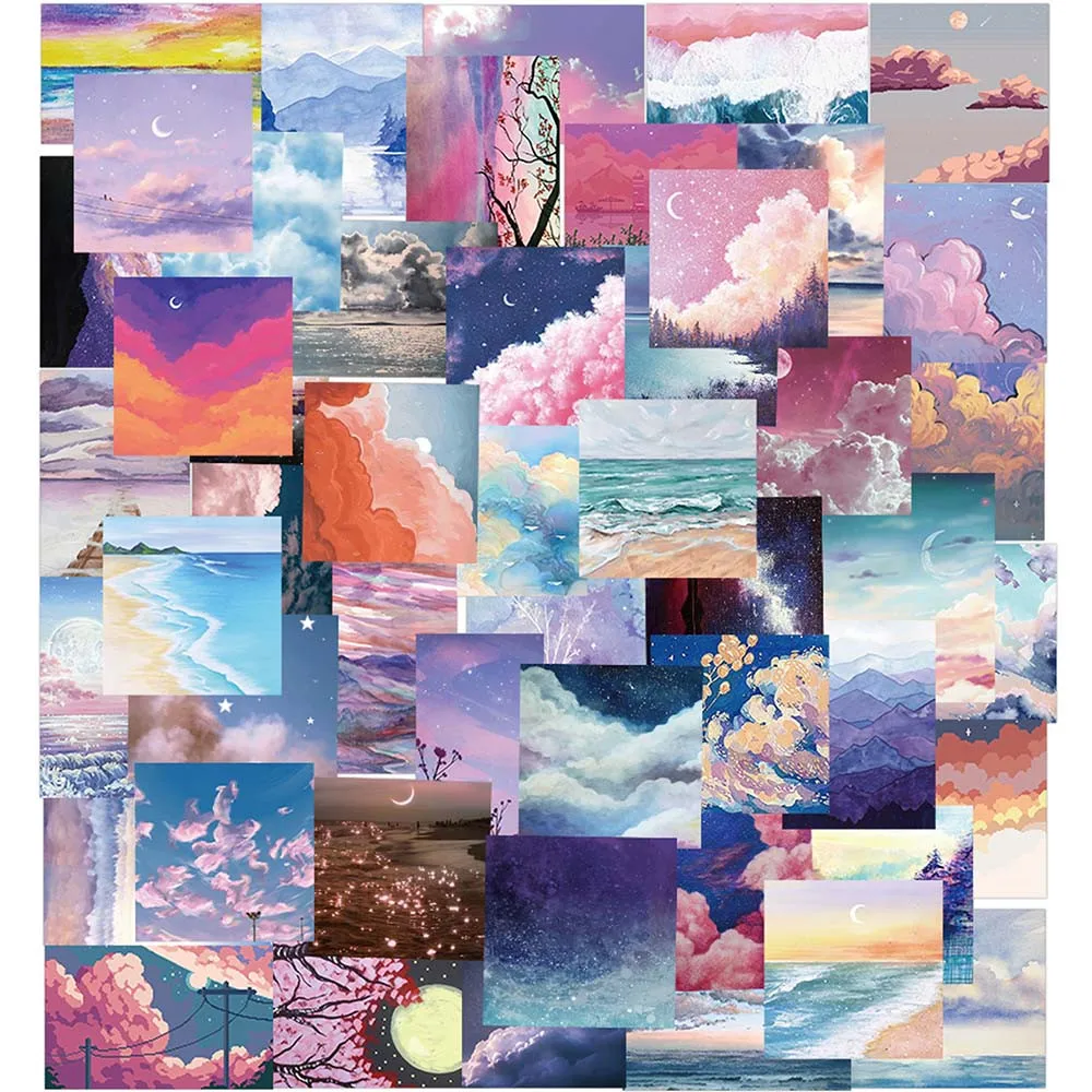 10/30/50 шт. виниловые наклейки для бутылок с водой|Канцелярские наклейки| |