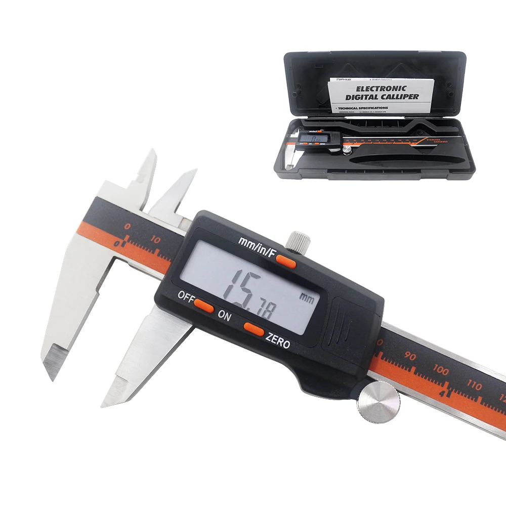 Штангенциркуль Ketotek из нержавеющей стали 6 дюймов 150 мм|digital vernier caliper|digital caliper