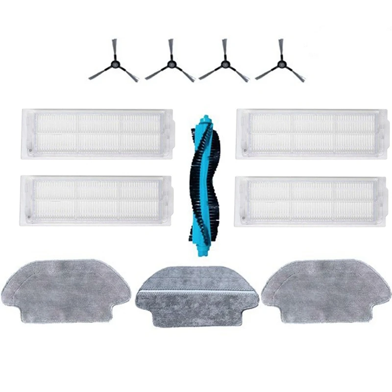 

TOP!-Replacement Rags Brush HEPA Filter for Viomi V2 Pro V3 SE V-RVCLM26B Vacuum Mop PRO V-RVCLM21B Accessories Spare Parts