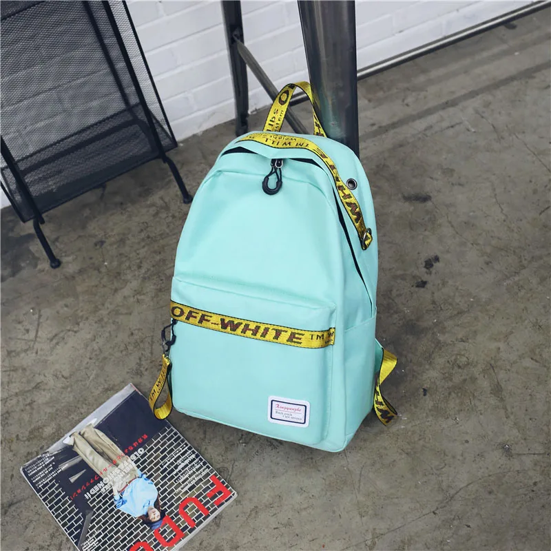 Green Wobag Laptop Backpack Waterproof For Teenage Boys Girls Travel Anti theft Large Capacity Student Backpack School Bag - Цвет: Green