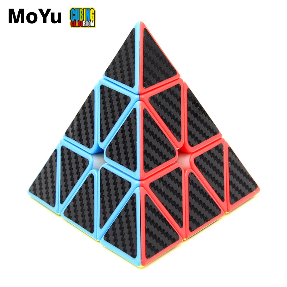 Пирамида MoYu Meilong 3x3x3 магический куб MoFangJiaoShi JINZITA 3x3 наклейки-кубики Magico подарок для