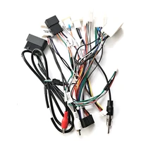 car 16pins radio power wiring harness with canbus box for toyota 9 7 10 4 12 4 android stereo player