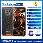 Смартфон Blackview BV9800 Pro, 6 + 9,0 ГБ, Android 128, процессор Helio P70, камера 48 МП, мобильный телефон