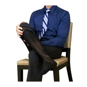 Для Мужчин's платья чулки Прозрачные шелковые шланг Сексуальные Вечерние шелковые носки черный Фетиш Коллекционная модель, бесплатная доставка