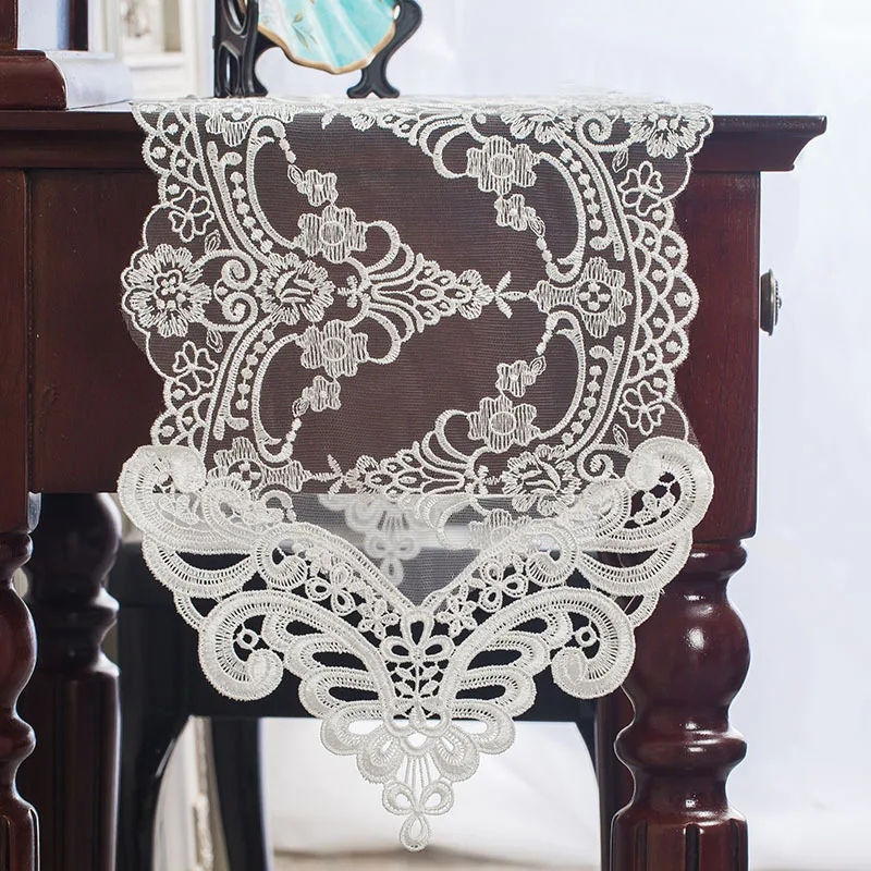 

Table Flag Dustproof Tablecloth Lace Table Flag Korean Cover Cloth Desk Cover Towel European Dressing Table Wedding Decoration