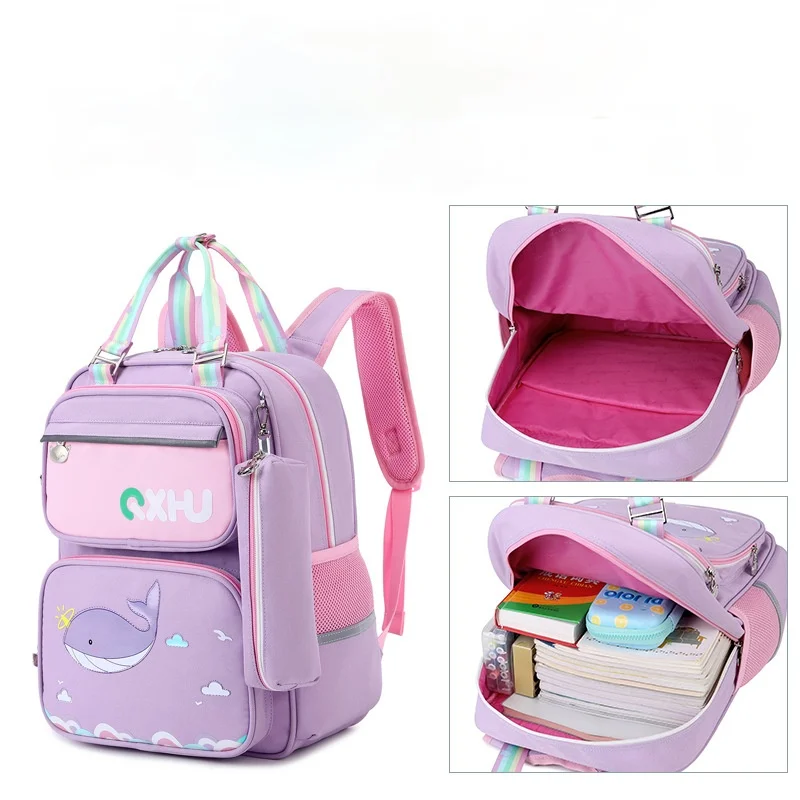 

2021 Waterproof Children School Bags for Girls Boys backpacks Kids Orthopedic schoolbag cartoon school Backpacks mochila escolar