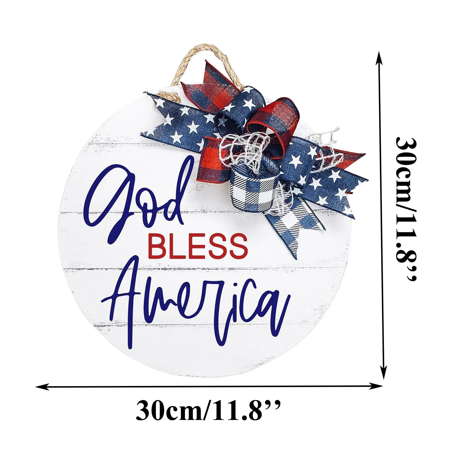 

American Welcome Independence Day Nordic Home Decoration Door Hanging Wall Decoration Hanging Sign Home Decor Pendant