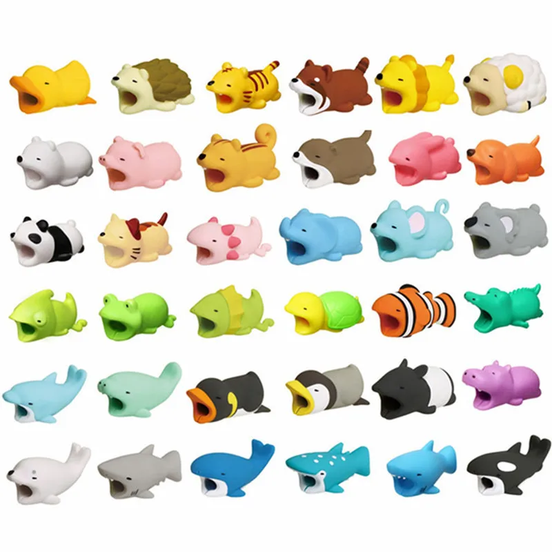 Милый защитный кабель для укуса животных защита кабеля передачи данных