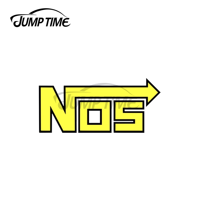 

Jump Time 13 x 4.2cm For Nos Text Sign Car Stickers Car Accessories Decal Waterproof Sunscreen Repair Trunk Decoration