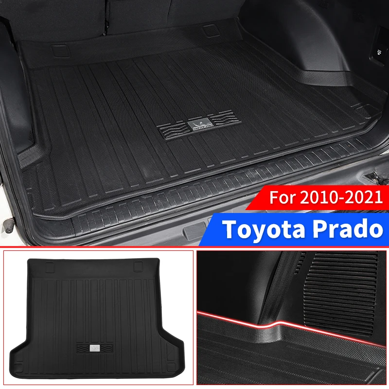

Водонепроницаемый багажный коврик для Toyota Land Cruiser Prado 150 Fj150, защитный коврик, аксессуары для модификации задней двери