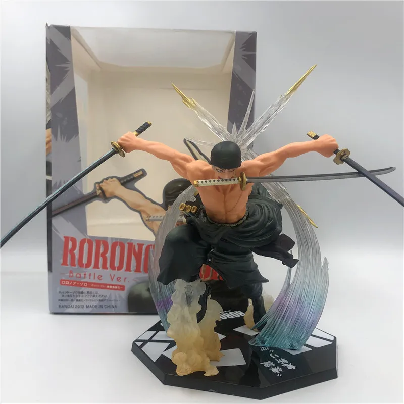 Один кусок Zoro Ronoa 3D2Y три ножа Phantom Ghost Cut Ver. Саурон ПВХ фигурка коллекция модель подарок Луффи 21 см