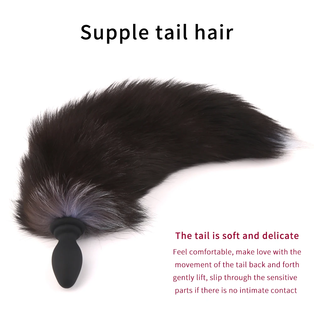 Sex Toy Fox Tail Anal Plug Vibrator Wireless Remote Vibrating Butt Anus Dilator For Couples Adult Game Cosplay Accessories | Красота и