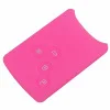 rosered Силиконовый для ключа автомобиля чехол Fob Shell для Renault Clio Scenic Megane 2 3 Смарт capcaptur Twingo Koleos смарт-кард - Название цвета: rosered