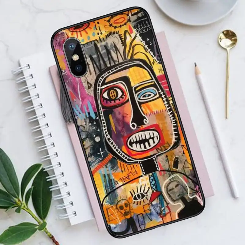 

Retro Art Graffiti Street art Phone Case for iPhone 11 12 pro XS MAX 8 7 6 6S Plus X 5S SE 2020 XR Luxury brand shell funda