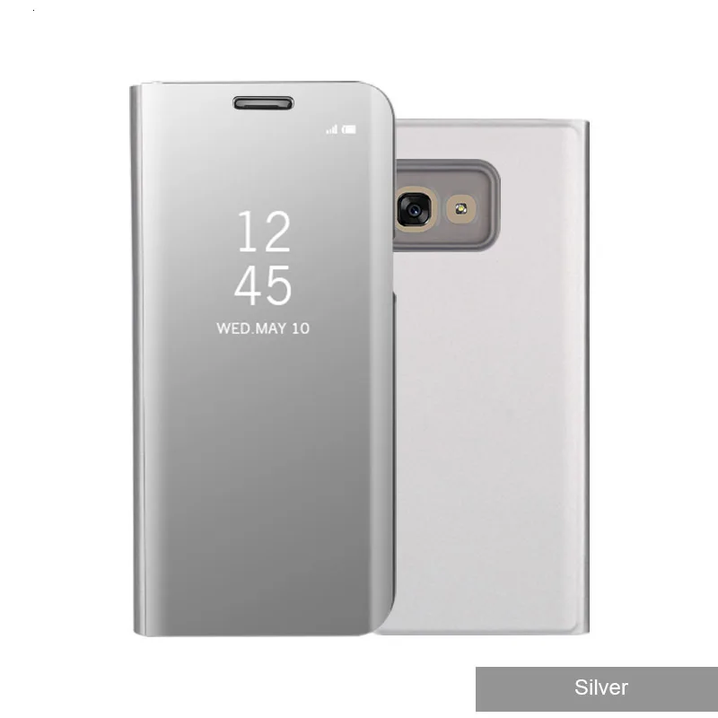 Умный прозрачный зеркальный чехол для samsung Galaxy S9 S8 Plus S6 S7 Edge Note 8 для samsung A3 A5 A7 J3 J5 J7